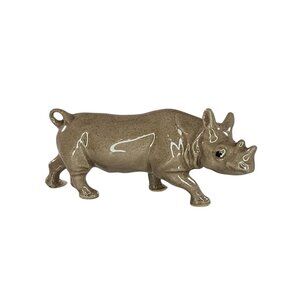 Hagen Renaker Rhinoceros Rhino Mama Walking Miniature Figurine